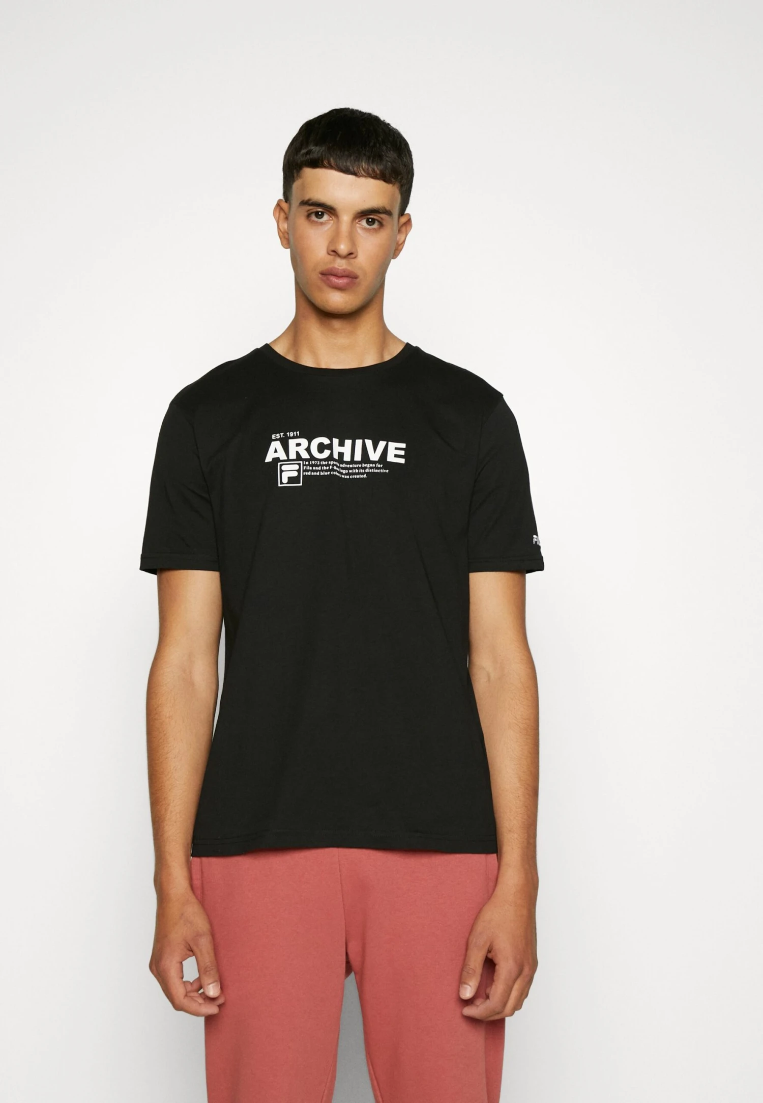 Fila Burbach Tee - T-Shirt Print - Black 3 Fila Burbach Tee - T-Shirt Print - Black - Afbeelding 3