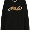 Fila Helen Loose Fit V-Neck- Sweater - Black
