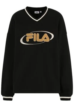 Fila Helen Loose Fit V-Neck- Sweater - Black