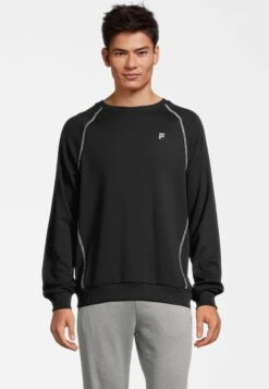 Fila Landin Raglan Crew - Sweater - Black